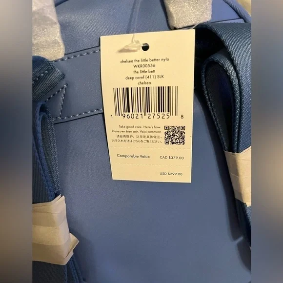 Kate Spade Chelsea Backpack Cornflower Blue, NEW! - Picture 3 of 7